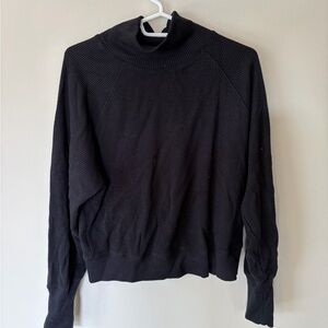 ALO Yoga Charcoal Ribbed Sweater